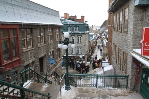 Bienvenue dans la basse ville de Québec